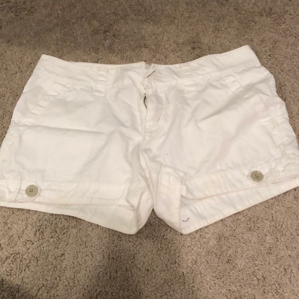 Cute and soft white shorts